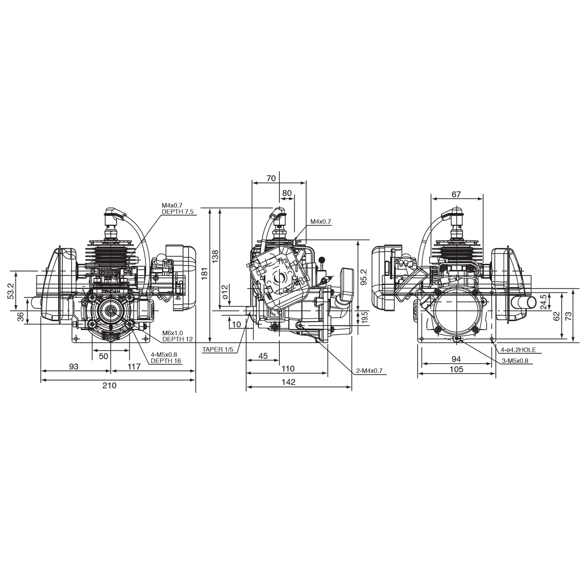 G260PUH Engine